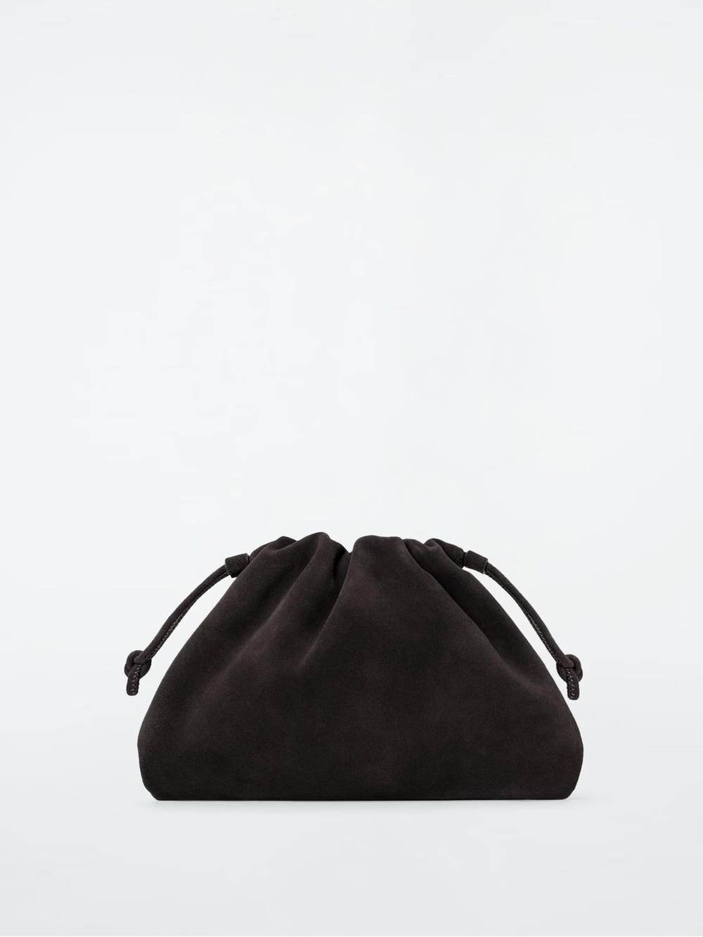 New, COS CAVATELLI MINI CLUTCH BAG - SUEDE